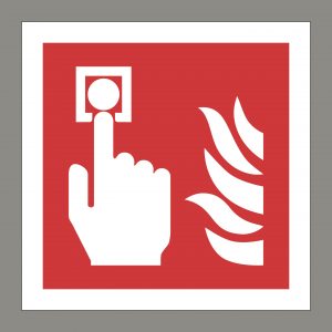Fire Alarm Call Point Sign 100x100