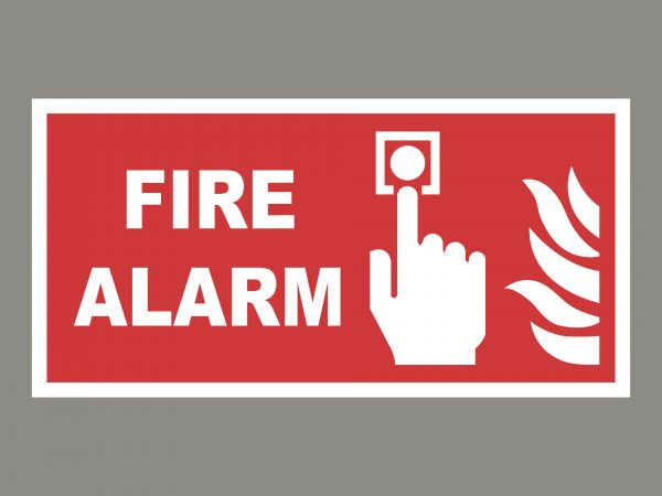 Fire Alarm Call Point Sign 200x100