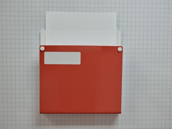 Magnetic Literature Holders P Red paper