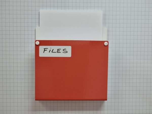 Magnetic Literature Holders P Red paper DW