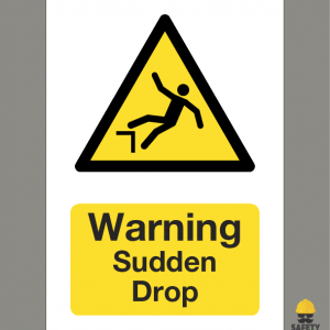 Sudden Drop Hazard Sign