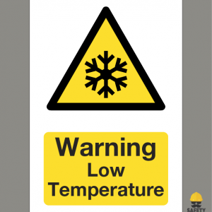 Low Temperature Hazard Sign