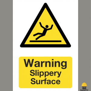 Slippery Surface hazard Sign