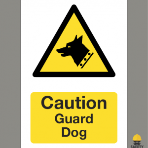 Guard Dog Hazard Sign