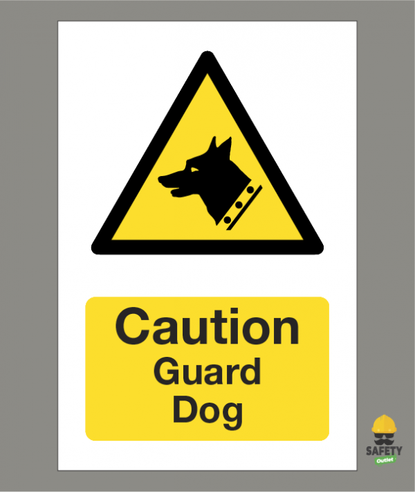 Guard Dog Hazard Sign