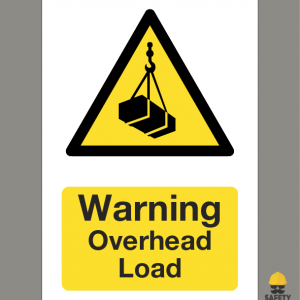 Overhead Load Hazard Sign