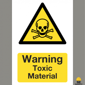 Toxic Material Hazard Sign